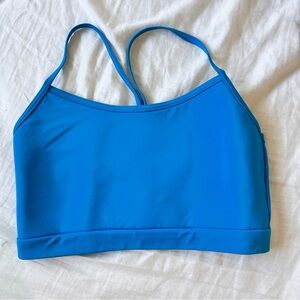 Balera Women's bright neon blue dance top adult medium sports bra Medium